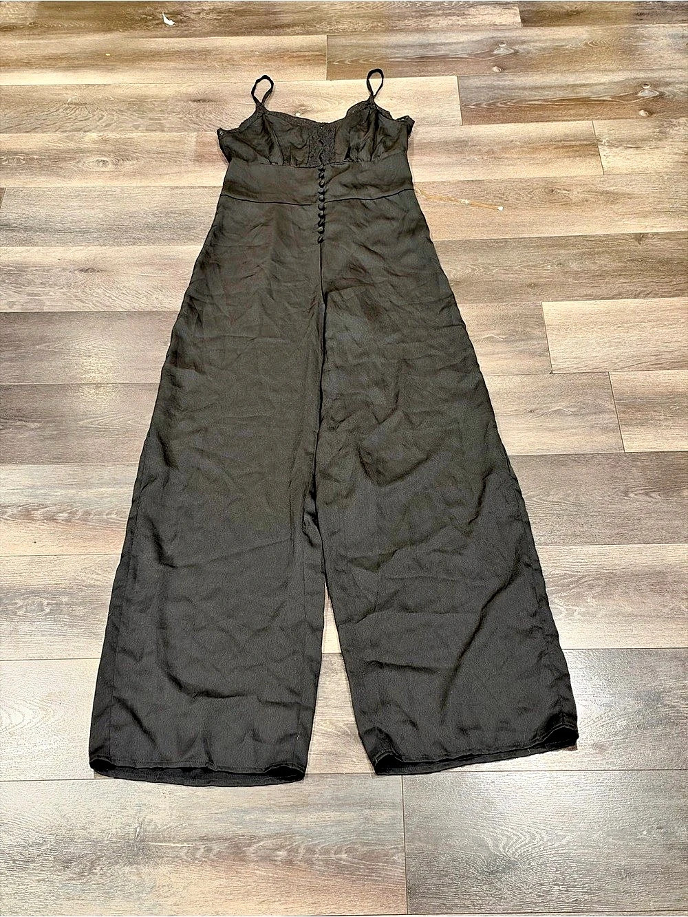 Mustard Seed Black Wide-Leg Jumpsuit Size Small NWT